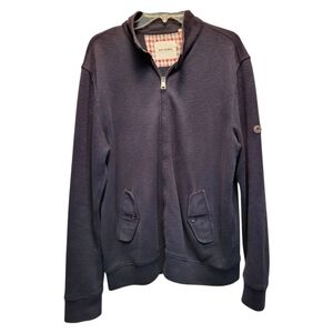 Ben Sherman Men's Navy Signature Long Sleeve Full Zip Knit Jacket Cardigan - XL